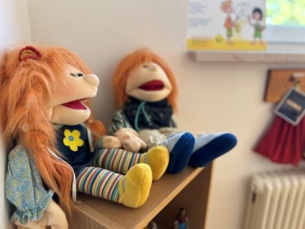 Als Sprachkita verfügen wir über viele tolle Materialien und Spiele zur spielerischen Förderung der Sprachentwicklung