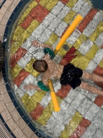 Wassergewöhnungsschwimmen der Vorschüler im Aqua Marien