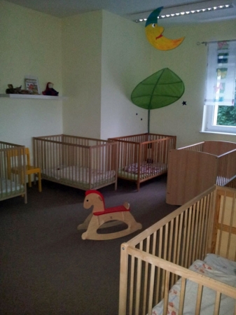 Hier schlafen die Jüngsten.