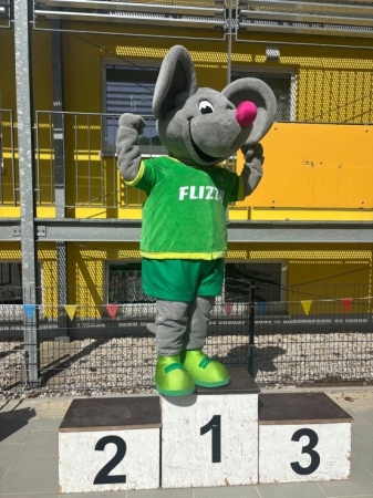 Siegerehrung mit der Flizzy Maus