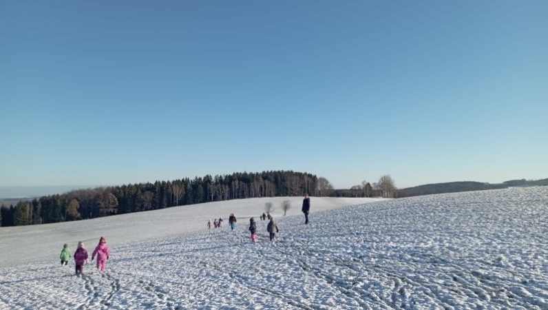traumhaftes Winterwetter