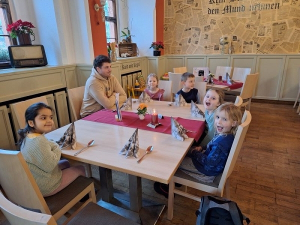 im Ratskeller zur Stärkung