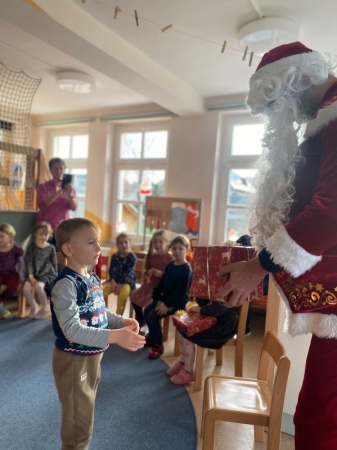 der Weihnachtsmann ist da