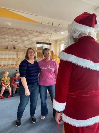 der Weihnachtsmann ist da