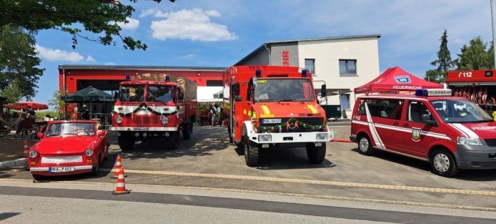 Verschiedene Feuerwehrautos