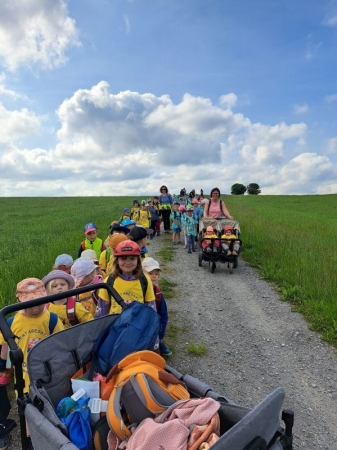 Wandern mit Freunden