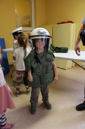 Die Bundespolizei war zu Besuch
