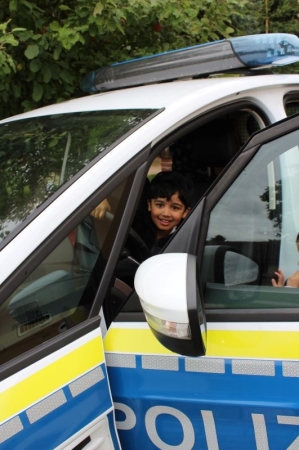 Die Bundespolizei war zu Besuch