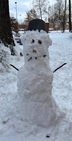 Pusteblume - Schneemann, Schneemann kalter Mann
