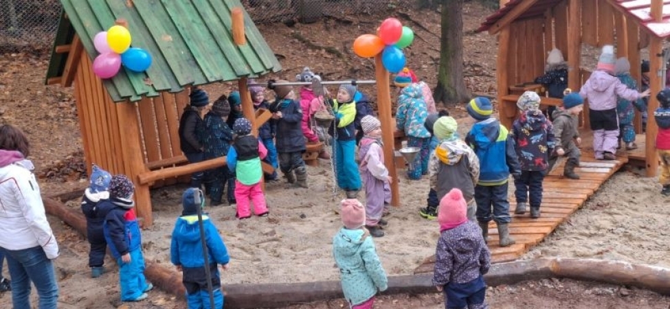 Eröffnung der neuen Sandlandschaft