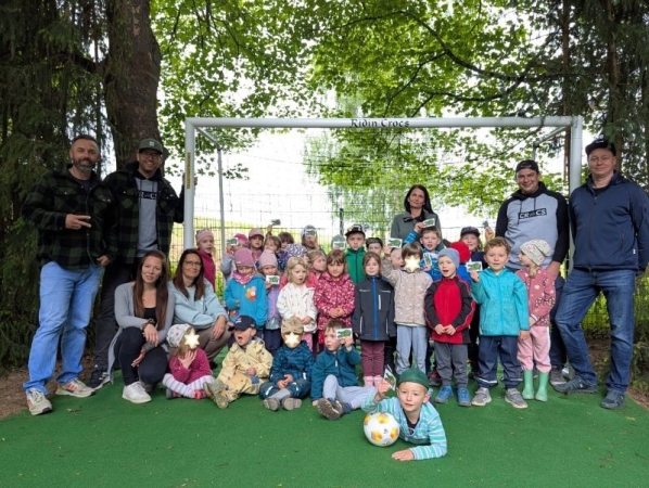 Fußballtor von den Ridin Crocs