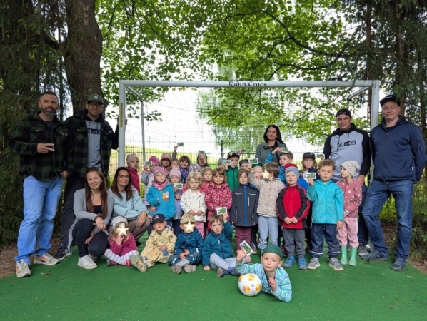 Fußballtor von den Ridin Crocs