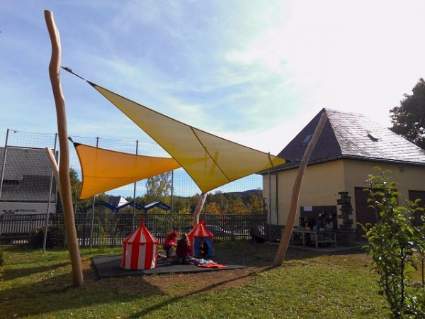 die Sonne kann kommen – die neuen Sonnensegel