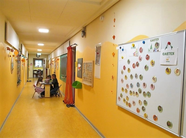 Unser Anmeldesystem im Flurbereich