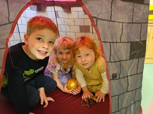 Auch ein Schlossturm durfte nicht fehlen