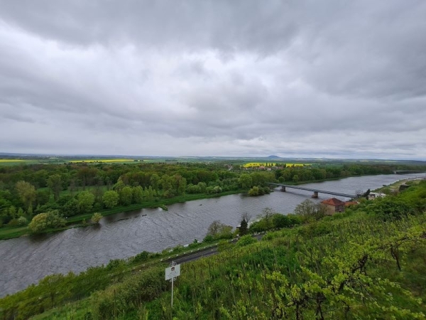Blick auf die Moldau