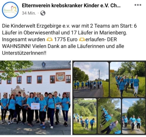 der Elternverein bedankt sich für die große Unterstützung